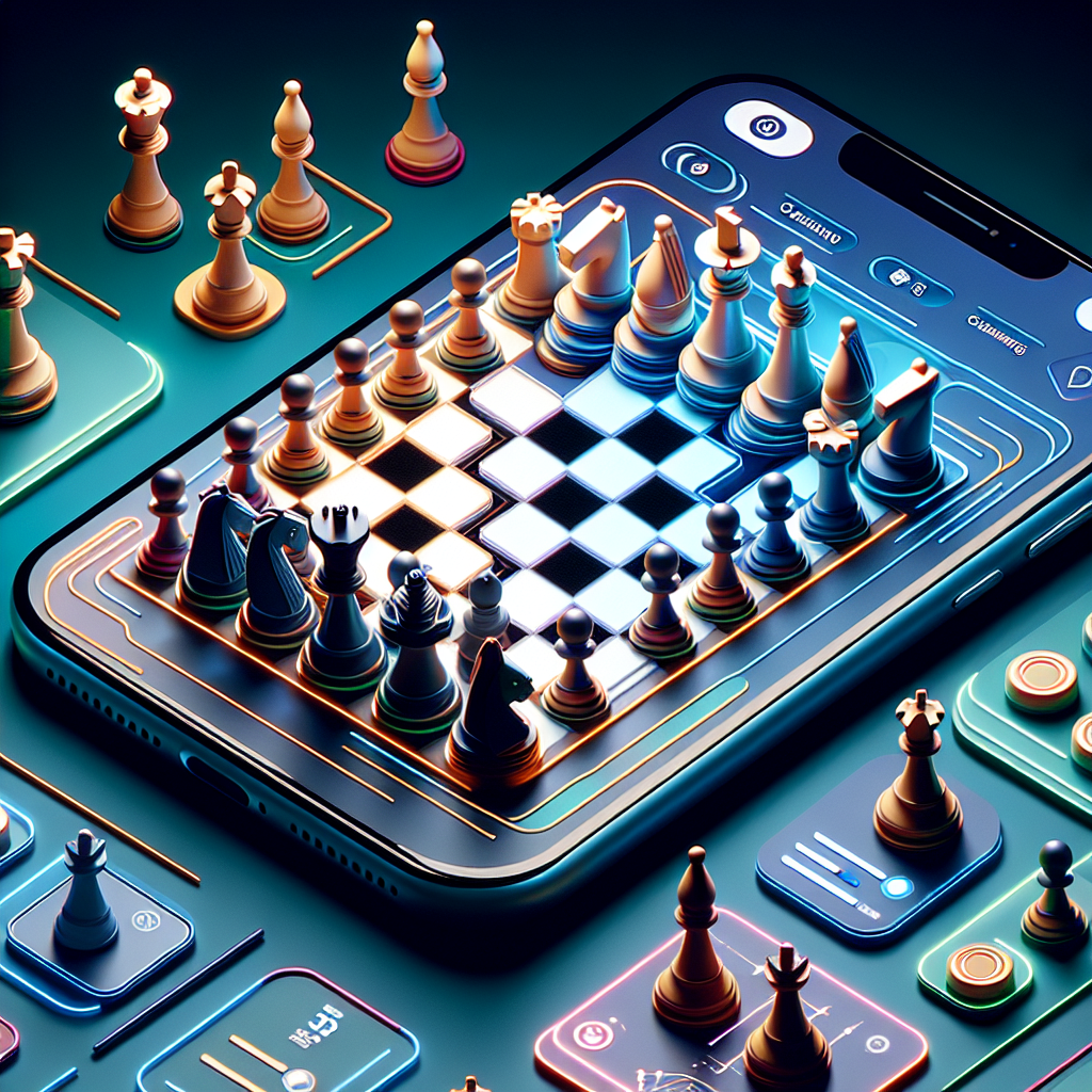 Chess game on mobile device